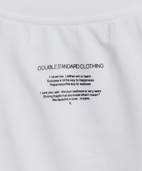 ESSENTIAL(エッセンシャル)の「ハート刺繍ショートTシャツ(Tシャツ/カットソー・レディース・ブルー/オフホワイト/ブラック・FREE)」の10枚目の写真