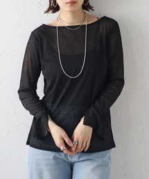 袖3WAYシアートップス