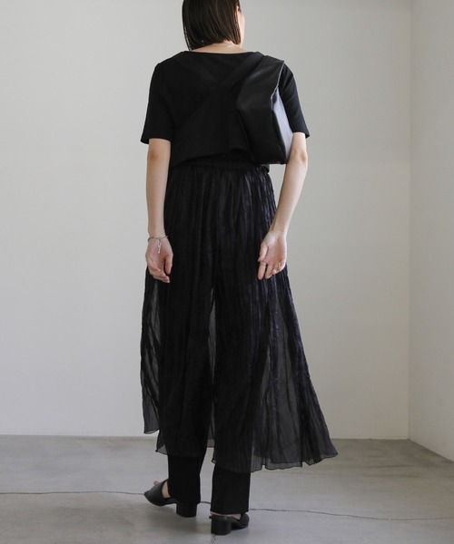 select MOCA(セレクトモカ)の「ビスチェコンビシアーロングワンピース(セットアップ・レディース・ブラック/カーキ・MEDIUM/LARGE)」の20枚目の写真