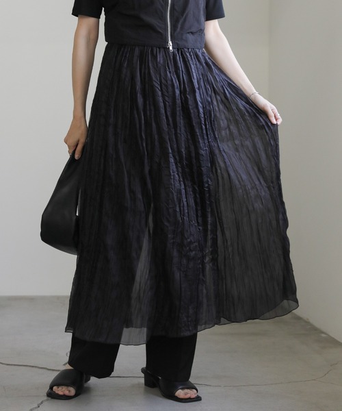 select MOCA(セレクトモカ)の「ビスチェコンビシアーロングワンピース(セットアップ・レディース・ブラック/カーキ・MEDIUM/LARGE)」の22枚目の写真