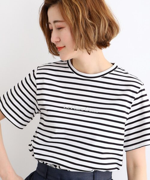 ホワイト Tシャツ コットン OPENING ACT]アメリカンコットンクルーエッセンシャルTシャツ