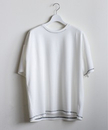 COMMONWARE:ダンボールニットステッチングクルーTEE