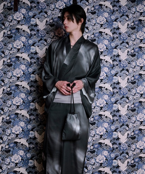 Ellno Loset 浴衣 セット 黒 レディース メンズ ユニセックス Ellno Loset（エルノロゼット）の「アソート浴衣3点セット【浴衣