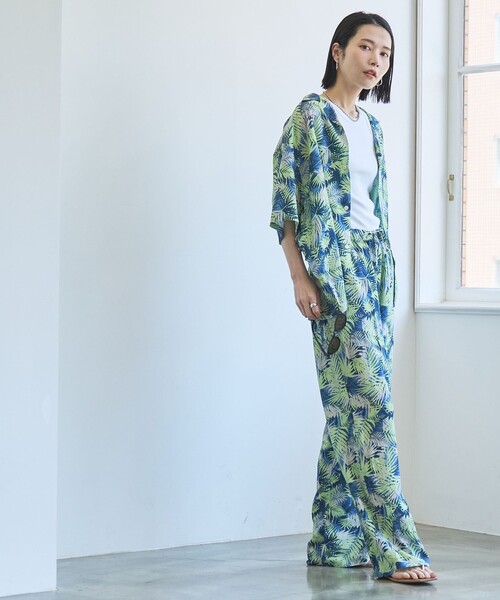 に*こ様 PENNEY'S カラフル貝殻柄 アロハシャツ EX-LARGEシアサ に*こ