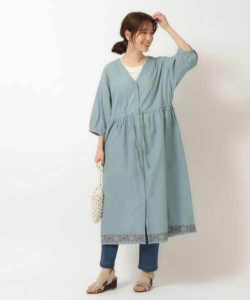 ワンピース大好き☆ バイカラーニットワンピース｜designed with Saaya Mizuno