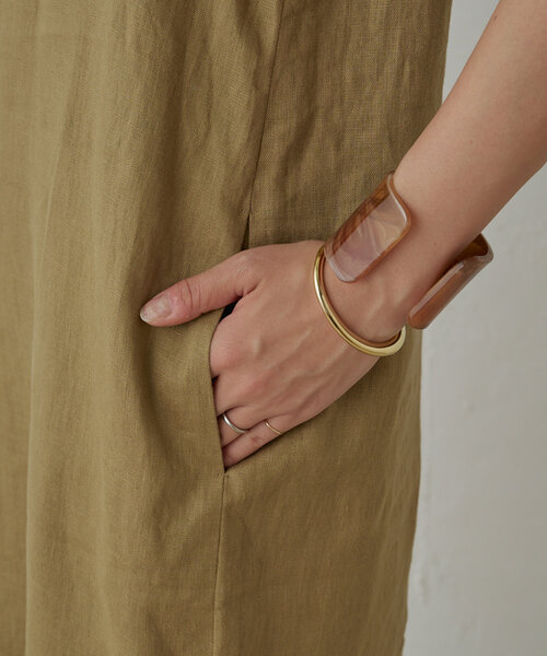 LOUNGEDRESS（ラウンジドレス）の「リネンVフレンチワンピース