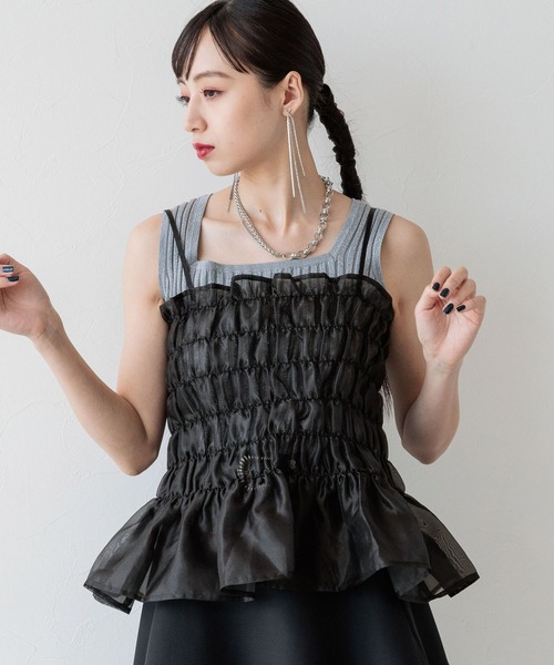 HARE（ハレ）の「チュールビスチェ(HARE)（ベスト）」 - WEAR