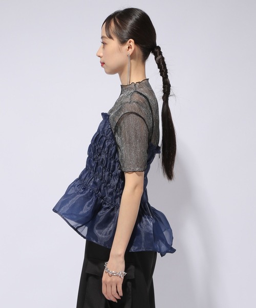 HARE（ハレ）の「チュールビスチェ(HARE)（ベスト・レディース・ネイビー/ブラック・FREE）」の14枚目の写真