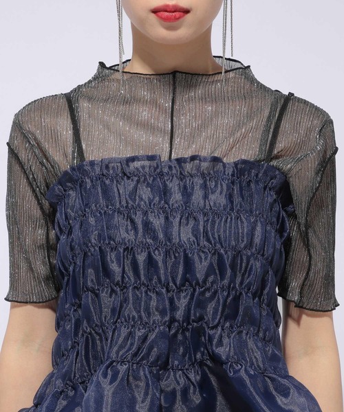 HARE（ハレ）の「チュールビスチェ(HARE)（ベスト・レディース・ネイビー/ブラック・FREE）」の16枚目の写真