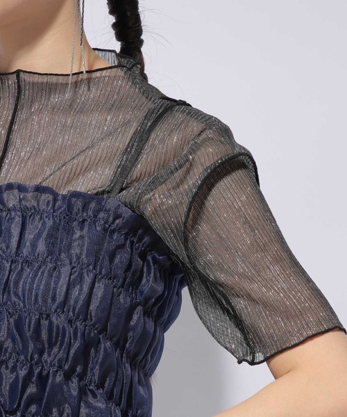 HARE（ハレ）の「チュールビスチェ(HARE)（ベスト・レディース・ネイビー/ブラック・FREE）」の17枚目の写真
