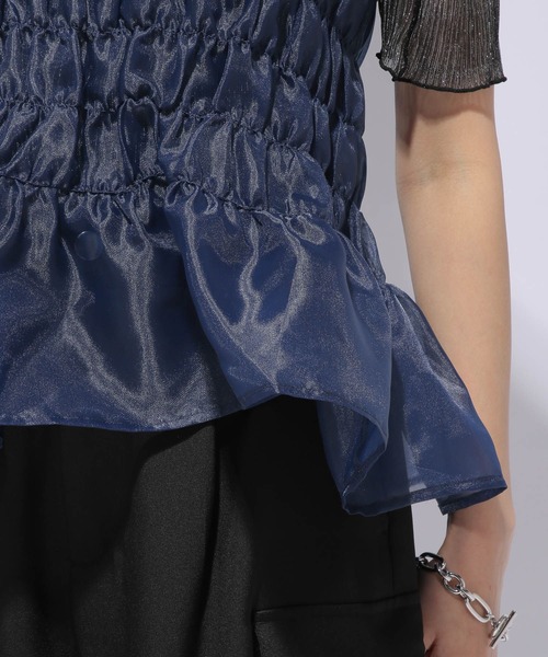 HARE（ハレ）の「チュールビスチェ(HARE)（ベスト・レディース・ネイビー/ブラック・FREE）」の18枚目の写真