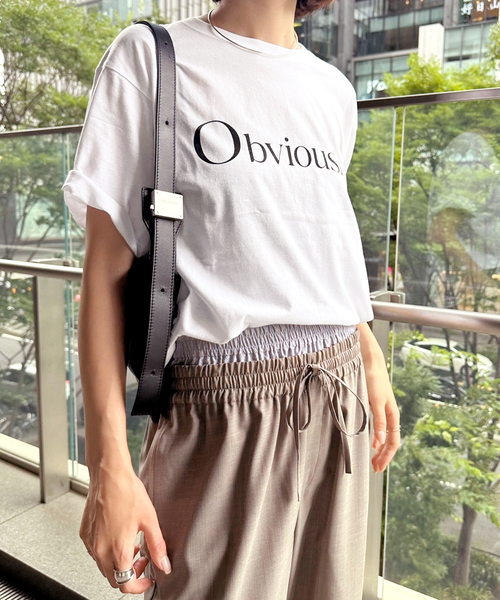 GOOD ROCK SPEED(グッドロックスピード)の「【GOOD ROCK SPEED / グッドロックスピード】別注Obviously T-sh(Tシャツ/カットソー・レディース・ホワイト・FREE)」の1枚目の写真