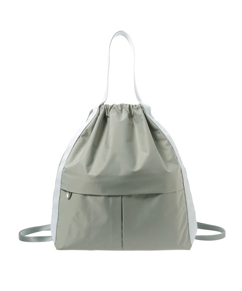 HIROKO HAYASHI（ヒロコハヤシ）の「LUINI（ルイーニ）2wayナップサック（バックパック/リュック・レディース・ネイビー系6/グレー系/カーキ/こしょう色系/ライトグリーン/グレー系4・00）」の17枚目の写真