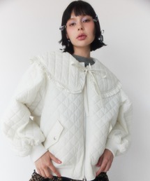 Candy Stripper | BIG COLLAR QUILTING ジャケット(その他アウター)