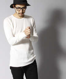 Healthknit | AMERICAN RAG CIE × Healthknit(ヘルスニット）  別注ロング丈サーマルカットソー / 108-HLH-M152-CT030(Tシャツ/カットソー)