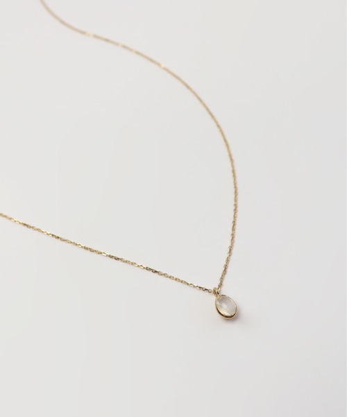 anq.(アンク)の「「anq.」SV925・レインボームーンストーン/カーネリアン/ガーネット/グリーンオニキス/ペリドット ネックレス(ネックレス・レディース・ホワイト/オレンジ/グリーン/レッド/ライトグリーン・ONE SIZE)」の9枚目の写真