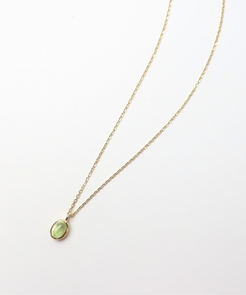 anq.(アンク)の「「anq.」SV925・レインボームーンストーン/カーネリアン/ガーネット/グリーンオニキス/ペリドット ネックレス(ネックレス・レディース・ホワイト/オレンジ/グリーン/レッド/ライトグリーン・ONE SIZE)」の14枚目の写真