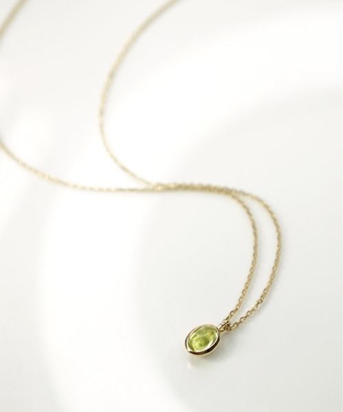 anq.(アンク)の「「anq.」SV925・レインボームーンストーン/カーネリアン/ガーネット/グリーンオニキス/ペリドット ネックレス(ネックレス・レディース・ホワイト/オレンジ/グリーン/レッド/ライトグリーン・ONE SIZE)」の13枚目の写真