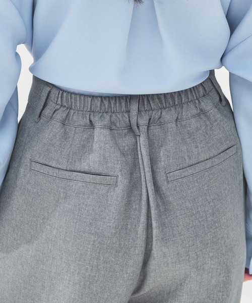 Honeys（ハニーズ）の「ストレートパンツ（股下６４ｃｍ）（その他パンツ・レディース・ブラウン/杢グレー/チャコールグレー/ブラック・SS/S/M/L/LL）」の7枚目の写真