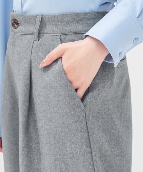 Honeys（ハニーズ）の「ストレートパンツ（股下６４ｃｍ）（その他パンツ・レディース・ブラウン/杢グレー/チャコールグレー/ブラック・SS/S/M/L/LL）」の8枚目の写真