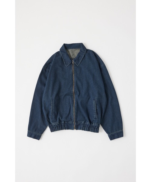 【セール】【ユニセックス】ヴィンテージライクデニムブルゾン（ブルゾン）｜MIEL CRISHUNANT（ミエルクリシュナ）