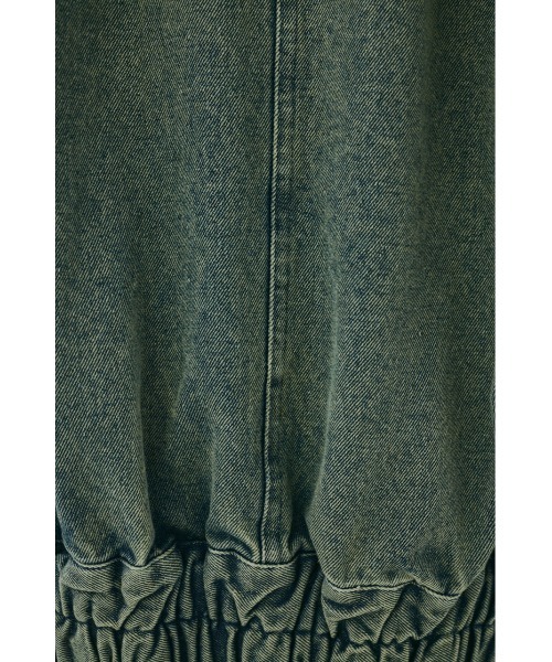 【セール】【ユニセックス】ヴィンテージライクデニムブルゾン（ブルゾン）｜MIEL CRISHUNANT（ミエルクリシュナ）