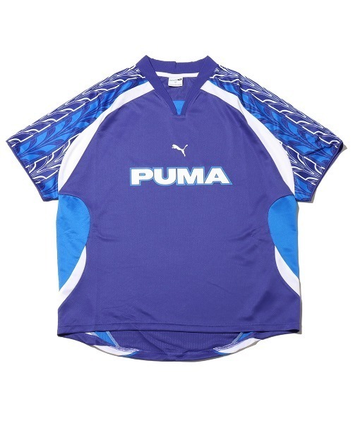 PUMA - プーマ　ジャージ　ブルー✕ホワイト　L プーマ ジャージ ブルー✕ホワイト L - メルカリ