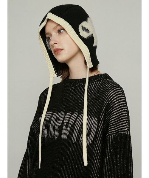 VEQUM EMODA モヘアニットキャップ EMODA（エモダ）の「【VEQUM】MOHAIR KNIT CAP（キャップ）」 - WEAR