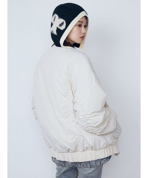 EMODA(エモダ)の「シャギーロゴニットキャップ(ニットキャップ/ビーニー・レディース・グレー/ブラック・FREE)」の18枚目の写真