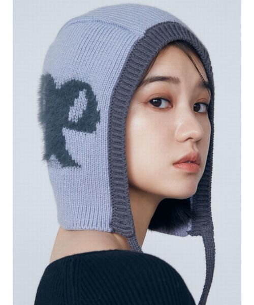 VEQUM EMODA モヘアニットキャップ EMODA（エモダ）の「【VEQUM】MOHAIR KNIT CAP（キャップ）」 - WEAR