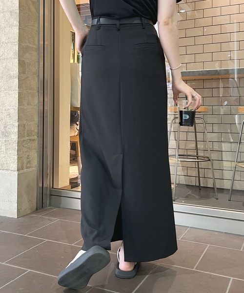 ABYS（アビス）の「スラックスタイトスカート（スカート・レディース・ブラック/グレー・MEDIUM/LARGE）」の9枚目の写真