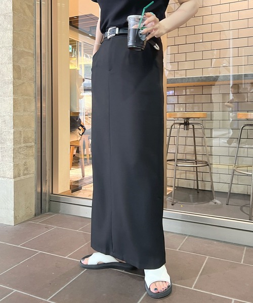 ABYS（アビス）の「スラックスタイトスカート（スカート・レディース・ブラック/グレー・MEDIUM/LARGE）」の8枚目の写真