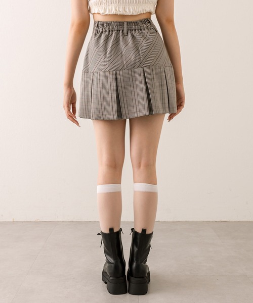 OLIVE des OLIVE(オリーブデオリーブ)の「ボックスプリーツミニスカート(スカート・レディース・チャコールグレー/ブラウン系その他/グレー系その他/ブラウン・FREE)」の9枚目の写真