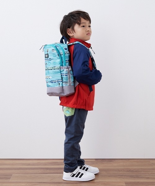 kladskap（クレードスコープ）の「電車総柄リュック（バックパック/リュック・キッズ・ベージュ/エメラルド・SS/S）」の7枚目の写真