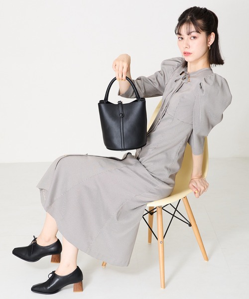 ORiental TRaffic（オリエンタルトラフィック）の「2wayバケツ型ショルダーバッグ BA-237（ショルダーバッグ・レディース・ベージュ/ピンク/ブラック・ﾌﾘ-）」の5枚目の写真