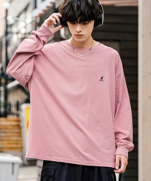 KANGOL/カンゴール】別注コラボオーバーサイズカンガールプリント長袖T