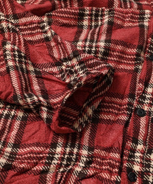 RRR-123（リヴィントンロイレビス）の「NAZARENE SHIRT RED PLAID 1（シャツ/ブラウス・メンズ・レッド・L/M）」の6枚目の写真