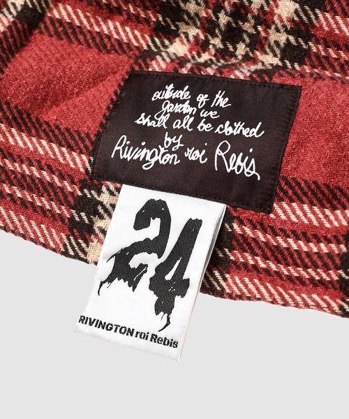 RRR-123（リヴィントンロイレビス）の「NAZARENE SHIRT RED PLAID 1（シャツ/ブラウス・メンズ・レッド・L/M）」の8枚目の写真