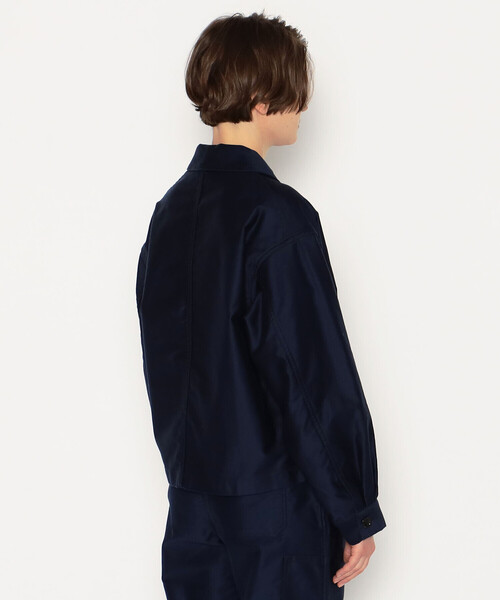 DANTON ダントンジャケットレディース　丸襟　コットンカバーオール　36 DANTON（ダントン）の「WOMEN'S MOLESKIN WIDE COVERALL JACKET