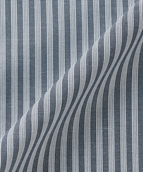 TOKYO SHIRTS(トウキョウシャツ)の「形態安定ノーアイロン スキッパー 7分袖ビジネスワイシャツ(ビジネスシャツ・レディース・ダークブルー・LL/M/L)」の4枚目の写真