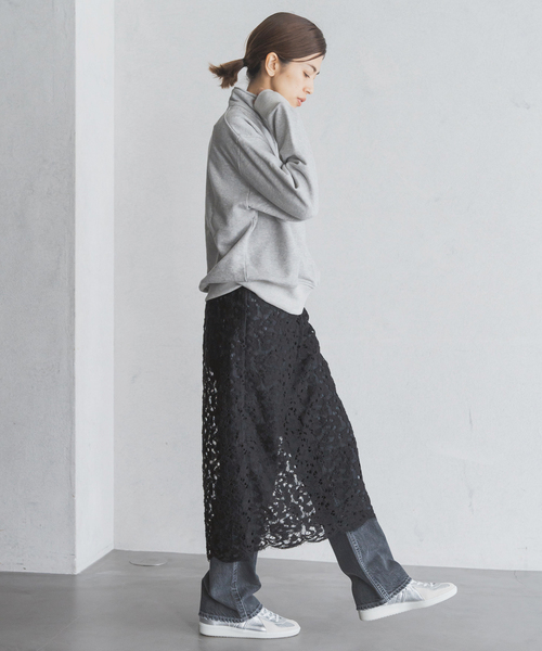 IENA（イエナ）の「Fluffy Wool レーススカート（スカート）」 - WEAR