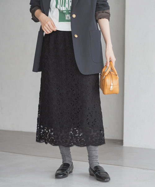 新品タグ付き IENA Fluffy Wool ウールレーススカート IENA（イエナ）の「Fluffy Wool レーススカート（スカート）」 - WEAR