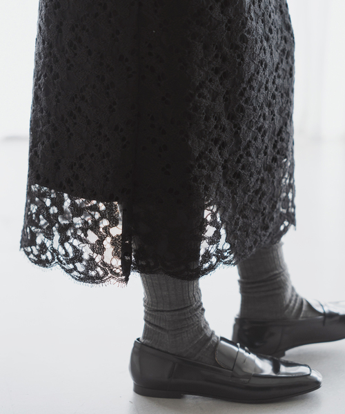 IENA（イエナ）の「Fluffy Wool レーススカート（スカート