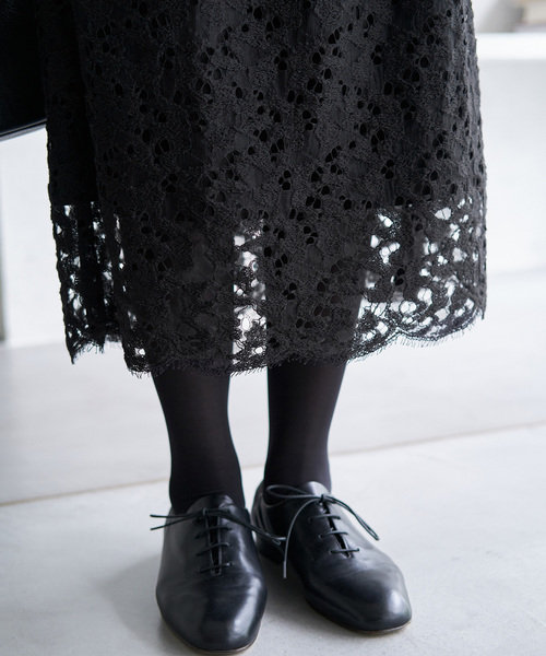 IENA（イエナ）の「Fluffy Wool レーススカート（スカート）」 - WEAR