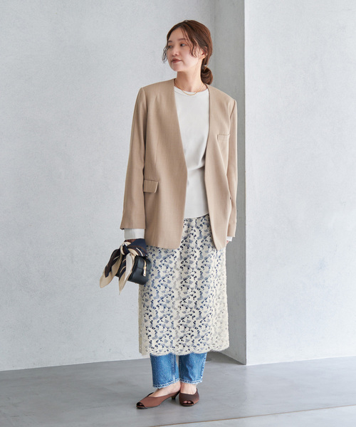 IENA Fluffy Woolレーススカート IENA Fluffy Woolレーススカート Fluffy Wool レーススカート