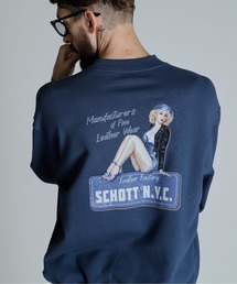 schott | Schott/ショット/CREW SWEAT PINUP GIRL/クルーネック スウェット ピンナップガール(スウェット)