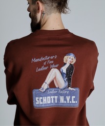 schott | Schott/ショット/CREW SWEAT PINUP GIRL/クルーネック スウェット ピンナップガール(スウェット)