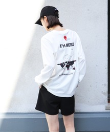 UNIT CHEST | 【UNIT CHEST】unique unisex long sleeve T-shirt/ユニークユニセックス ロンT OIF designer eggs コラボ where are you by kaamanisenanayake(Tシャツ/カットソー)