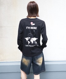 UNIT CHEST | 【UNIT CHEST】unique unisex long sleeve T-shirt/ユニークユニセックス ロンT OIF designer eggs コラボ where are you by kaamanisenanayake(Tシャツ/カットソー)