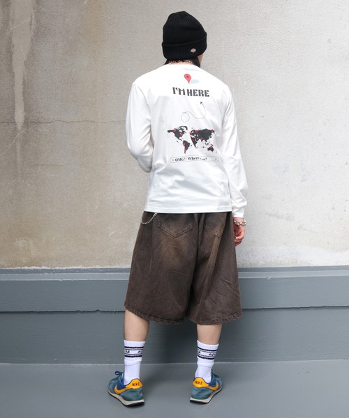 UNIT CHEST（ユニットチェスト）の「【UNIT CHEST】unique unisex long sleeve T-shirt/ユニークユニセックス ロンT OIF designer eggs コラボ where are you by kaamanisenanayake（Tシャツ/カットソー・レディース・ホワイト/杢グレー/ブラック・L/M/S）」の11枚目の写真